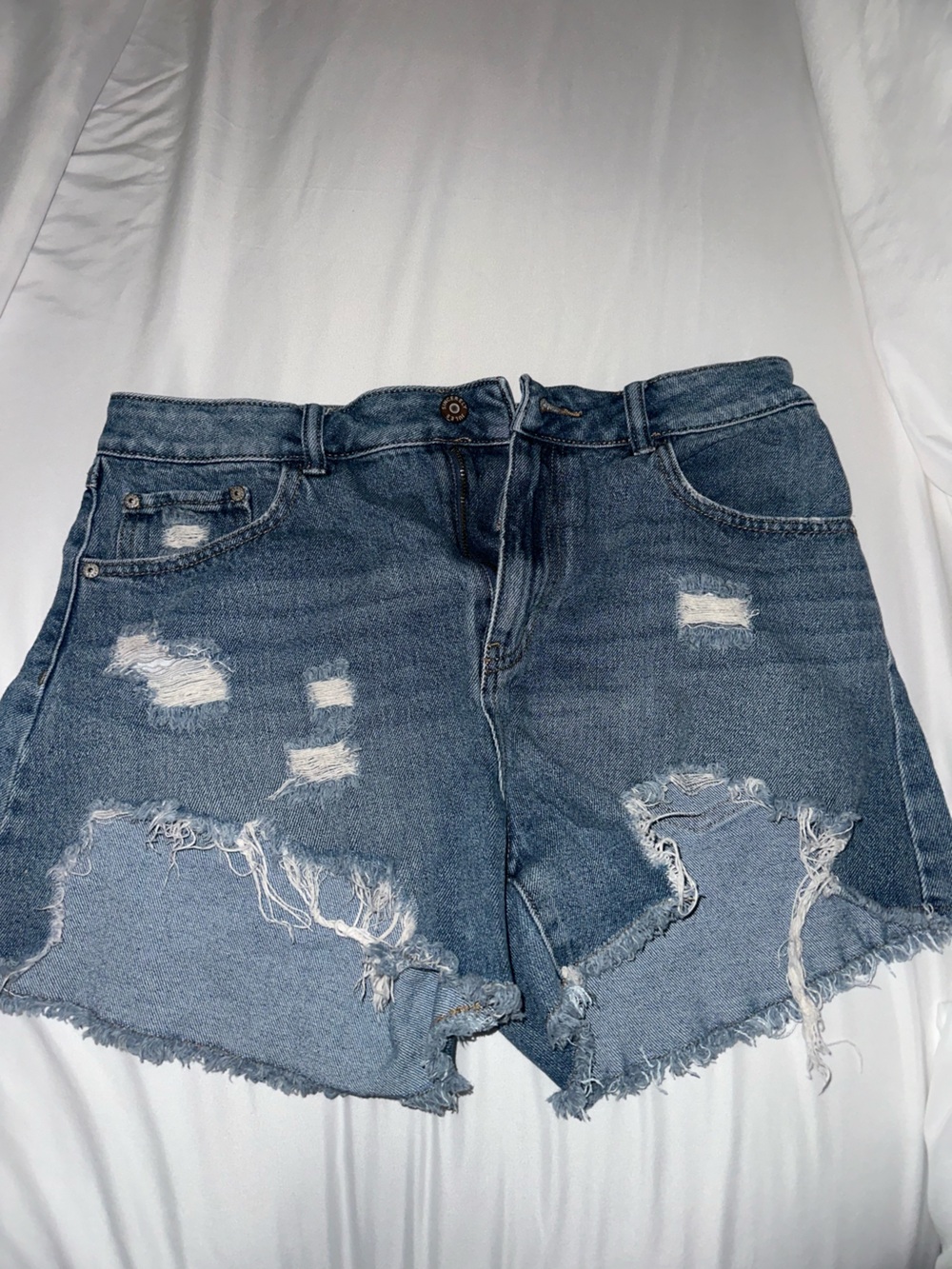 Sincerely Jules Medium Blue Denim Shorts